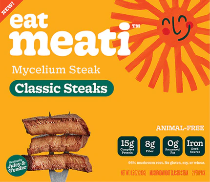 Eat Meati Mycelium Steak Classic Steaks